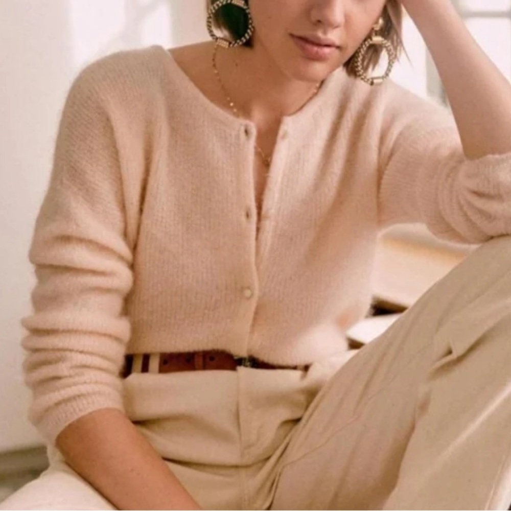 Sezane Gaspard Nude/Blush Sweater